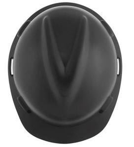 MSA Black Matte V-Gard Protective Hard Hat