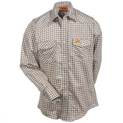 Western Workshirt FR, Khaki Plaid