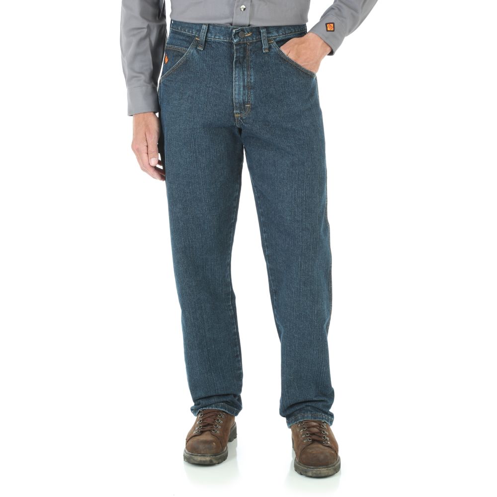 Riggs FR Carpenter Jeans, Indigo Crosshatch