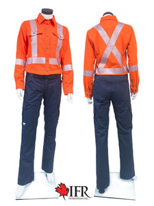 IFR Workwear Inc. - Women's Ultrasoft® 7 oz Cargo Pants - Navy